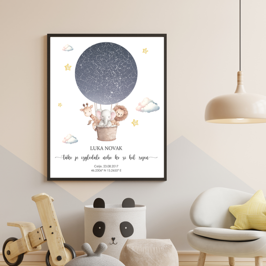 Risba: Balon ozvezdja