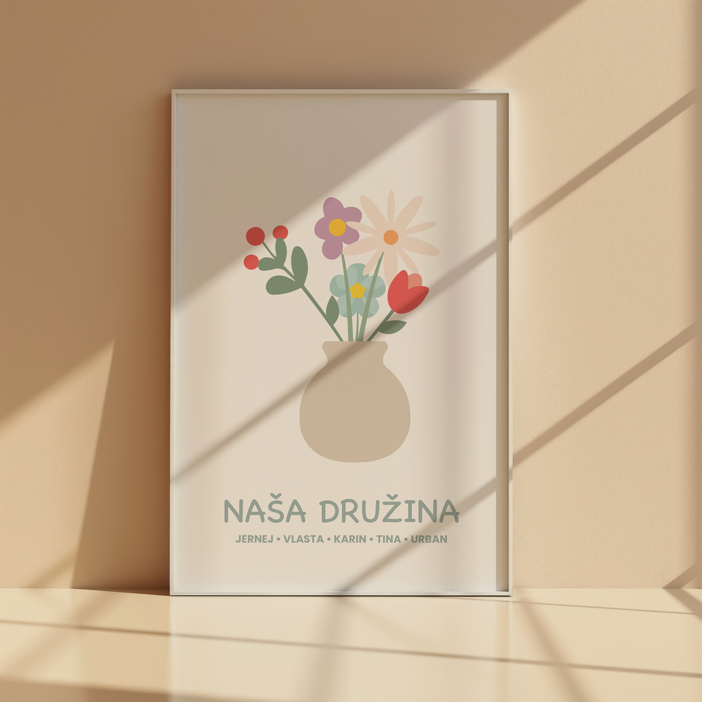 Risba: Družinski šopek