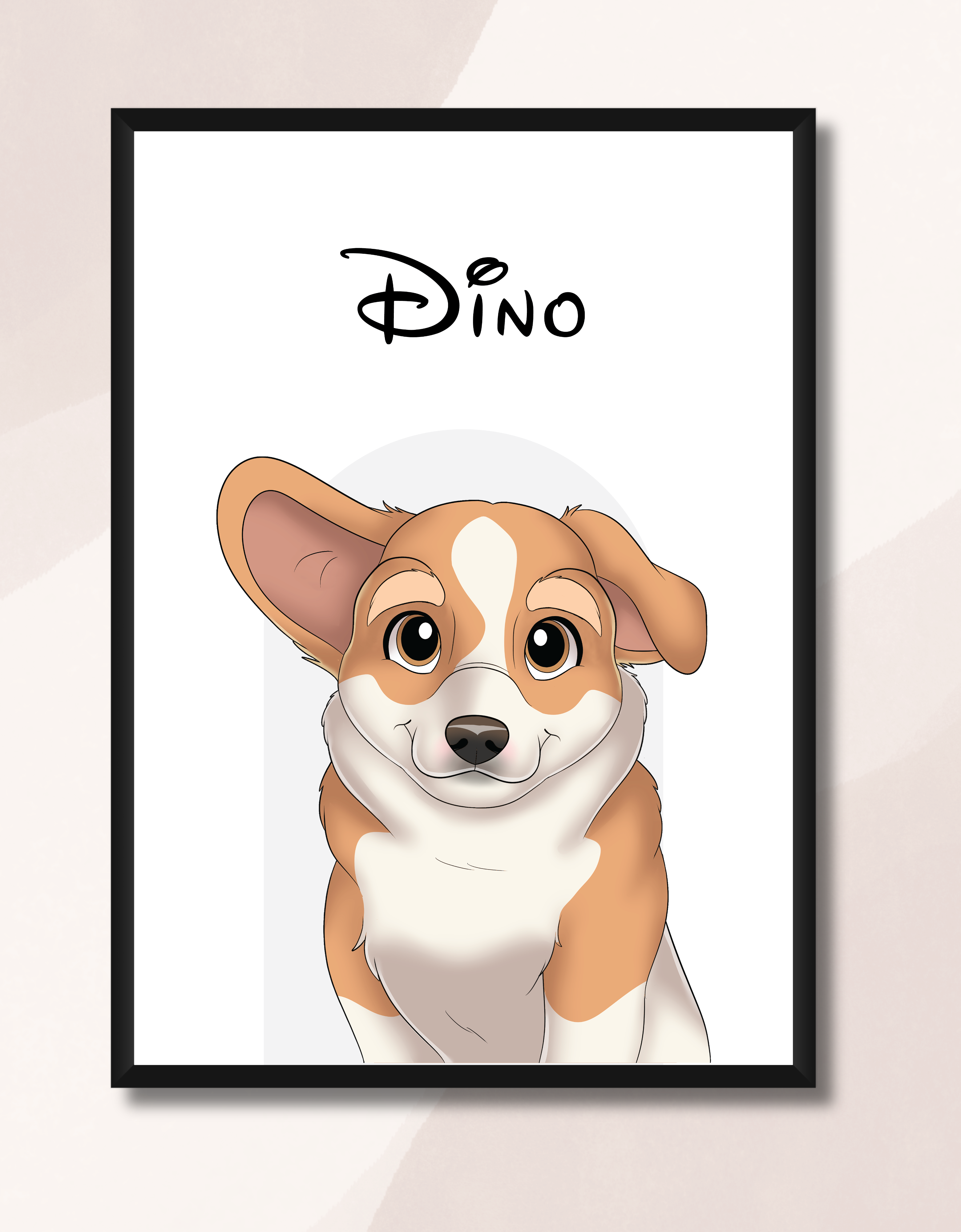 Risba: Disney Portret Ljubljenčka