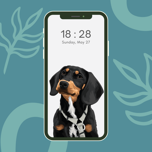 Ozadje za telefon: Portret ljubljenčka
