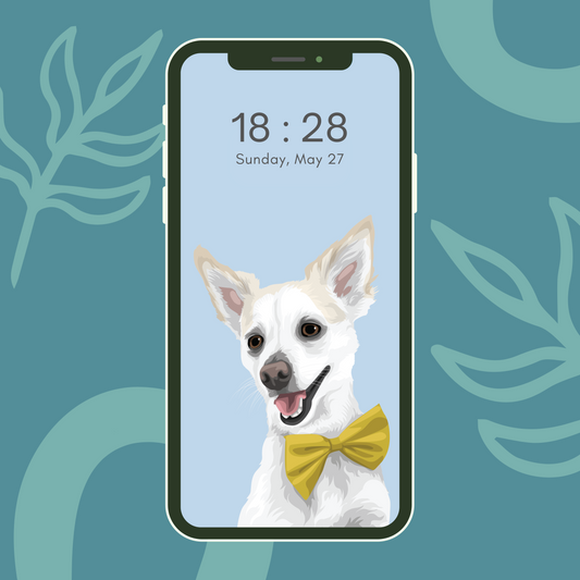Ozadje za telefon: Portret ljubljenčka