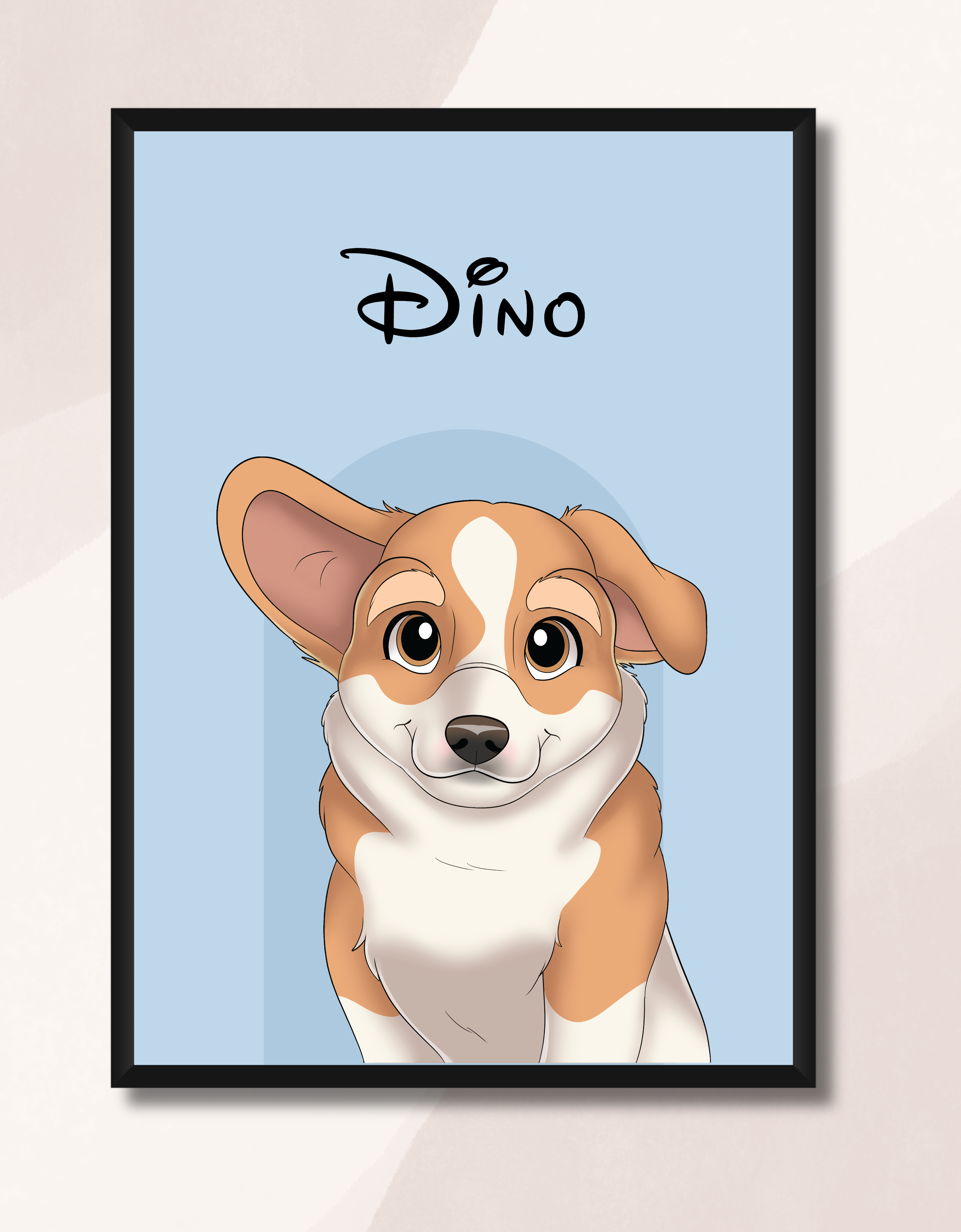 Risba: Disney Portret Ljubljenčka