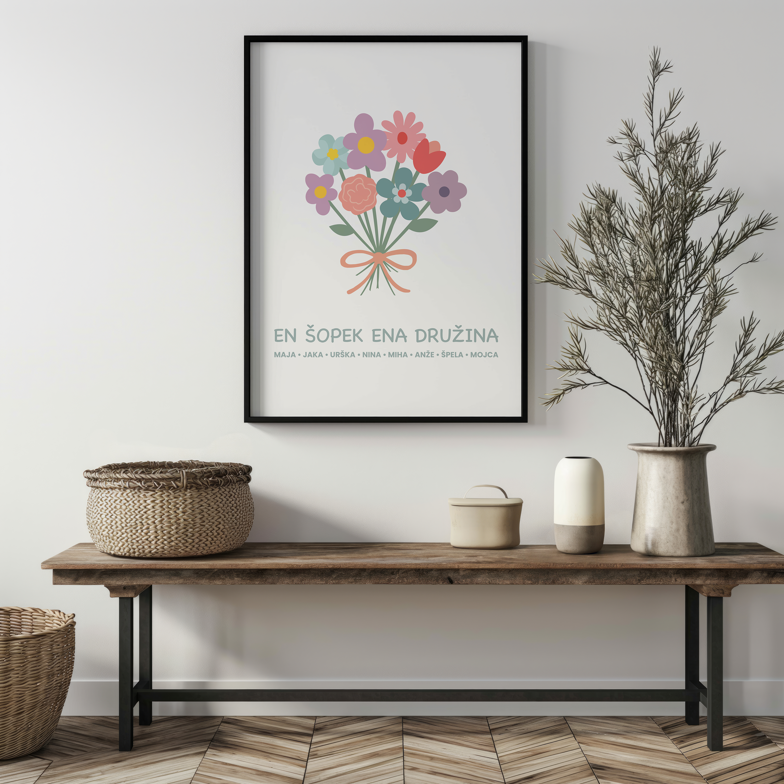 Risba: Družinski šopek