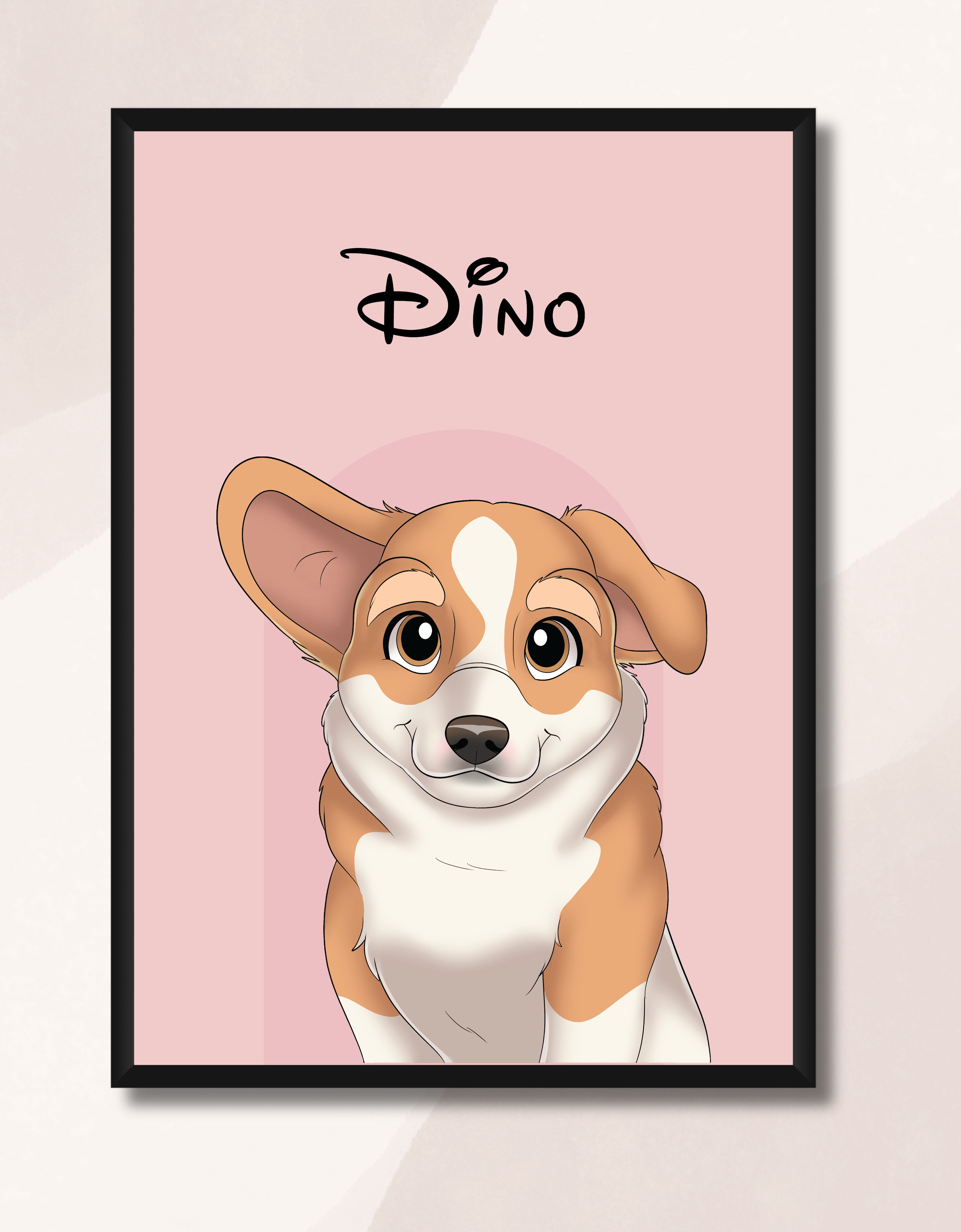 Risba: Disney Portret Ljubljenčka