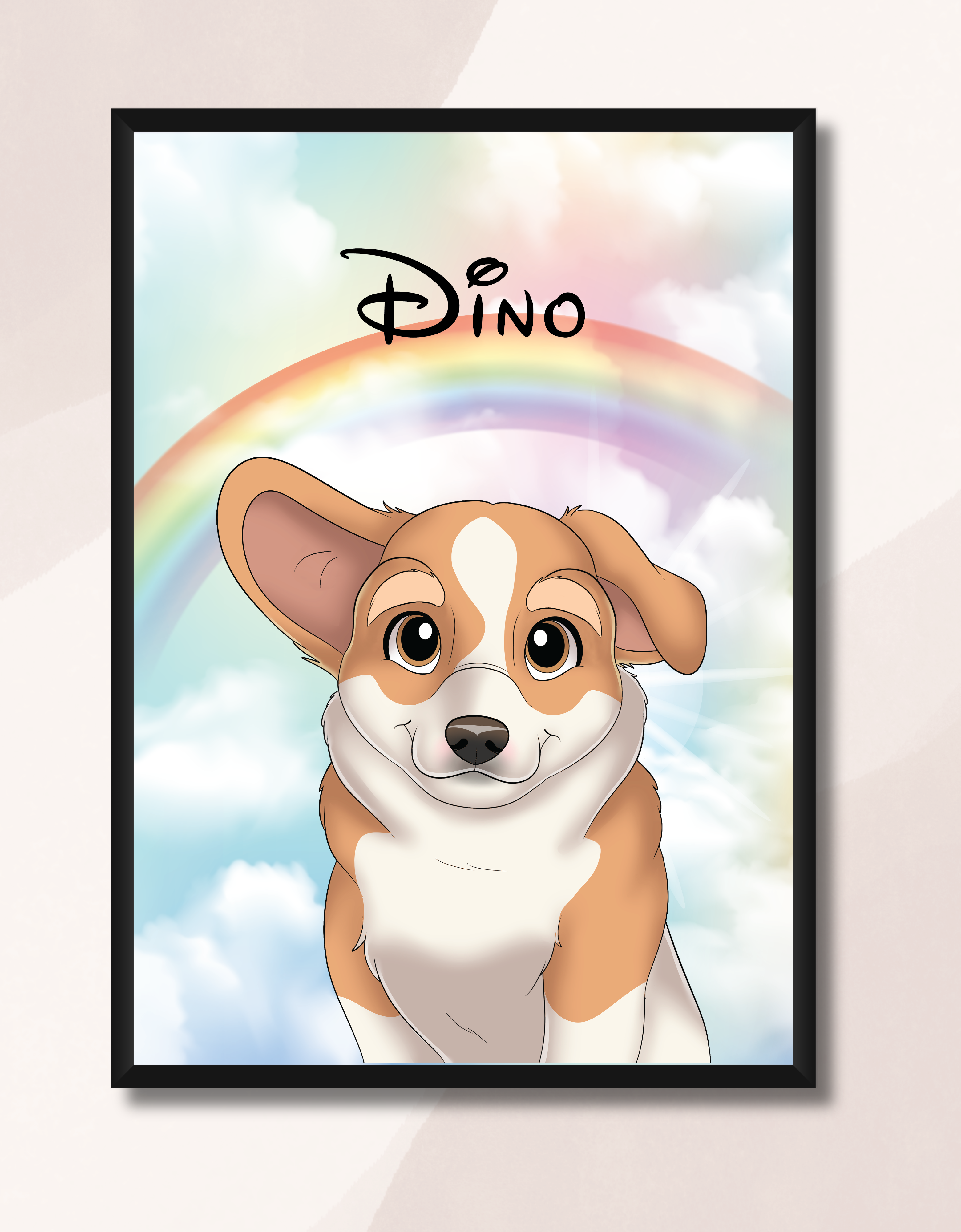 Risba: Disney Portret Ljubljenčka