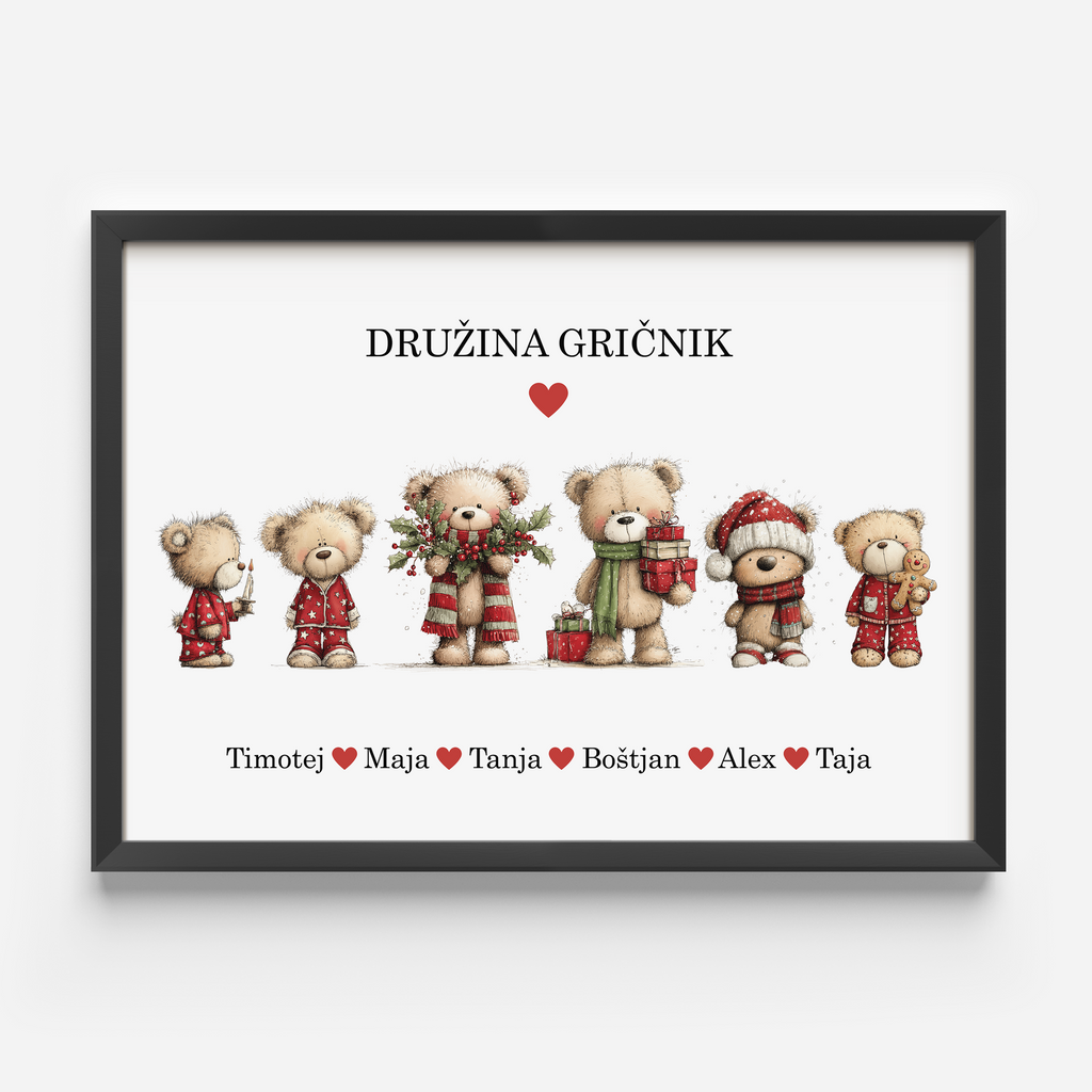Risba: Medvedkova družina