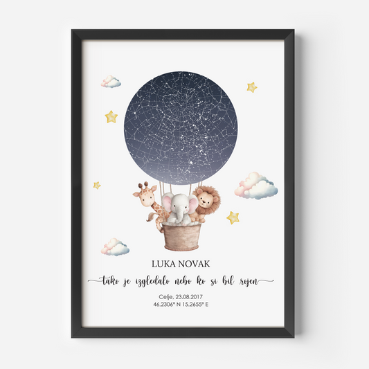 Risba: Balon ozvezdja
