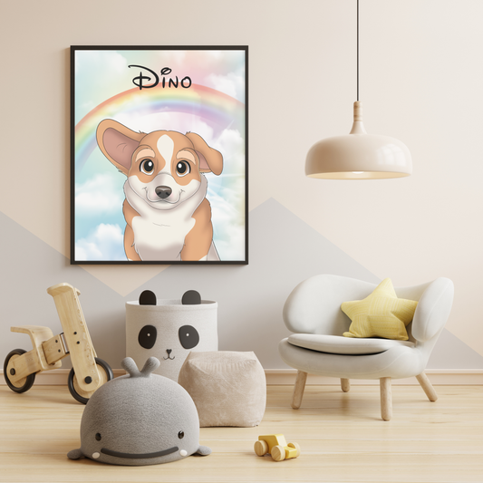 Risba: Disney Portret Ljubljenčka