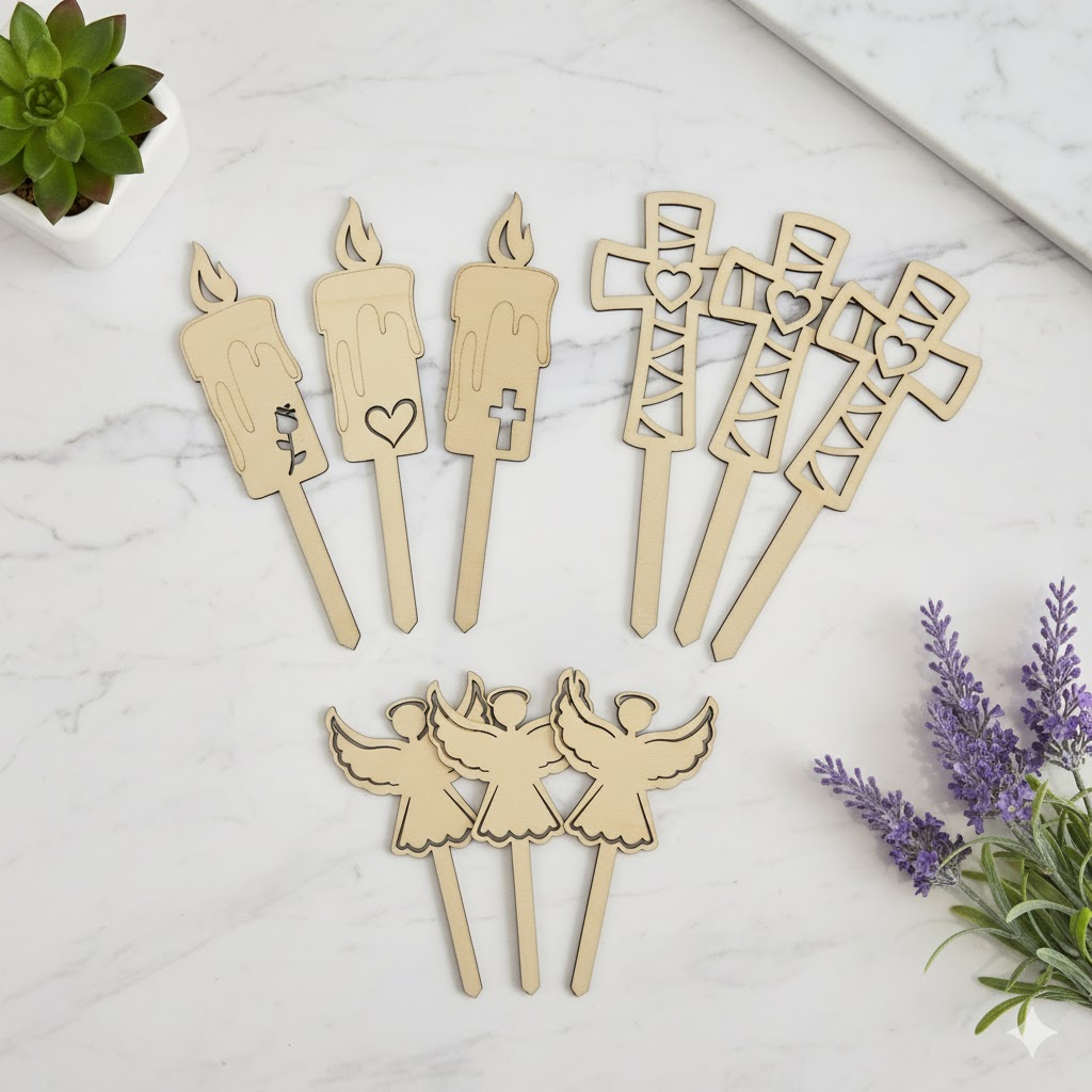 Lesene sveče na palčki